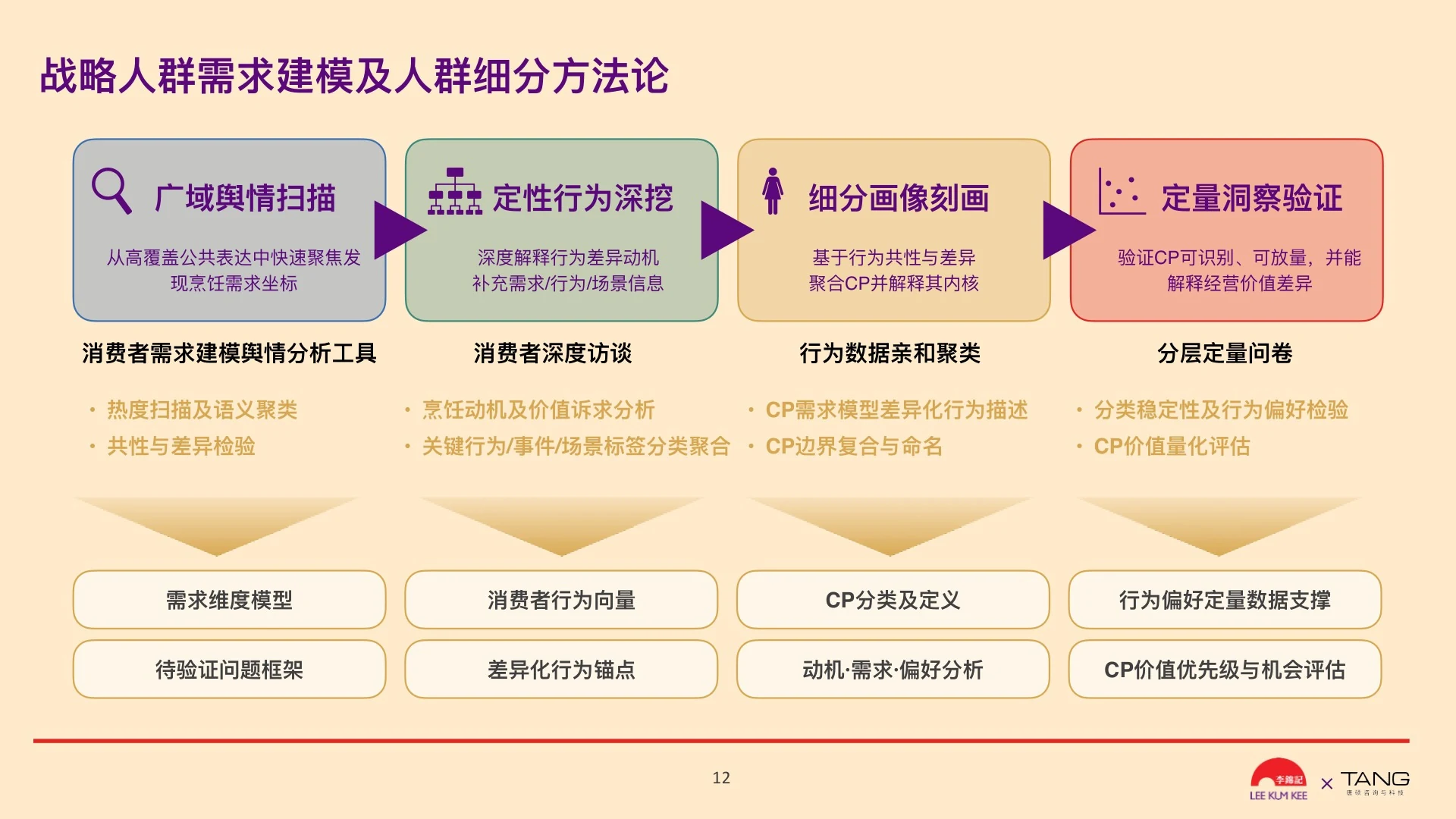 消费者研究与战略应用框架脱敏截图