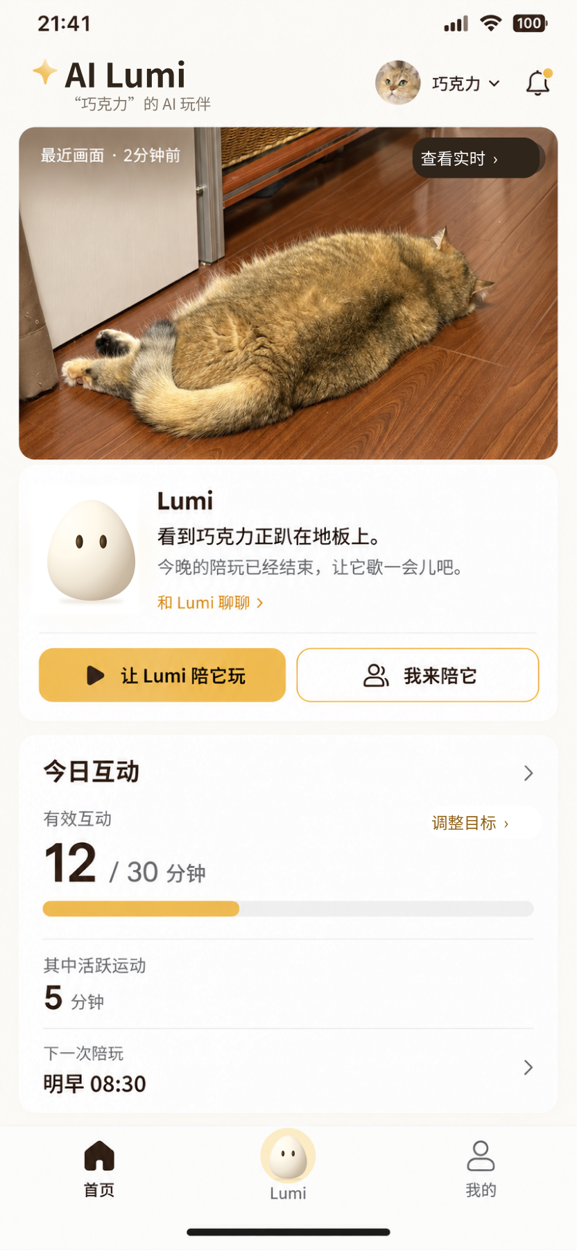 AI Lumi 首页设计预览