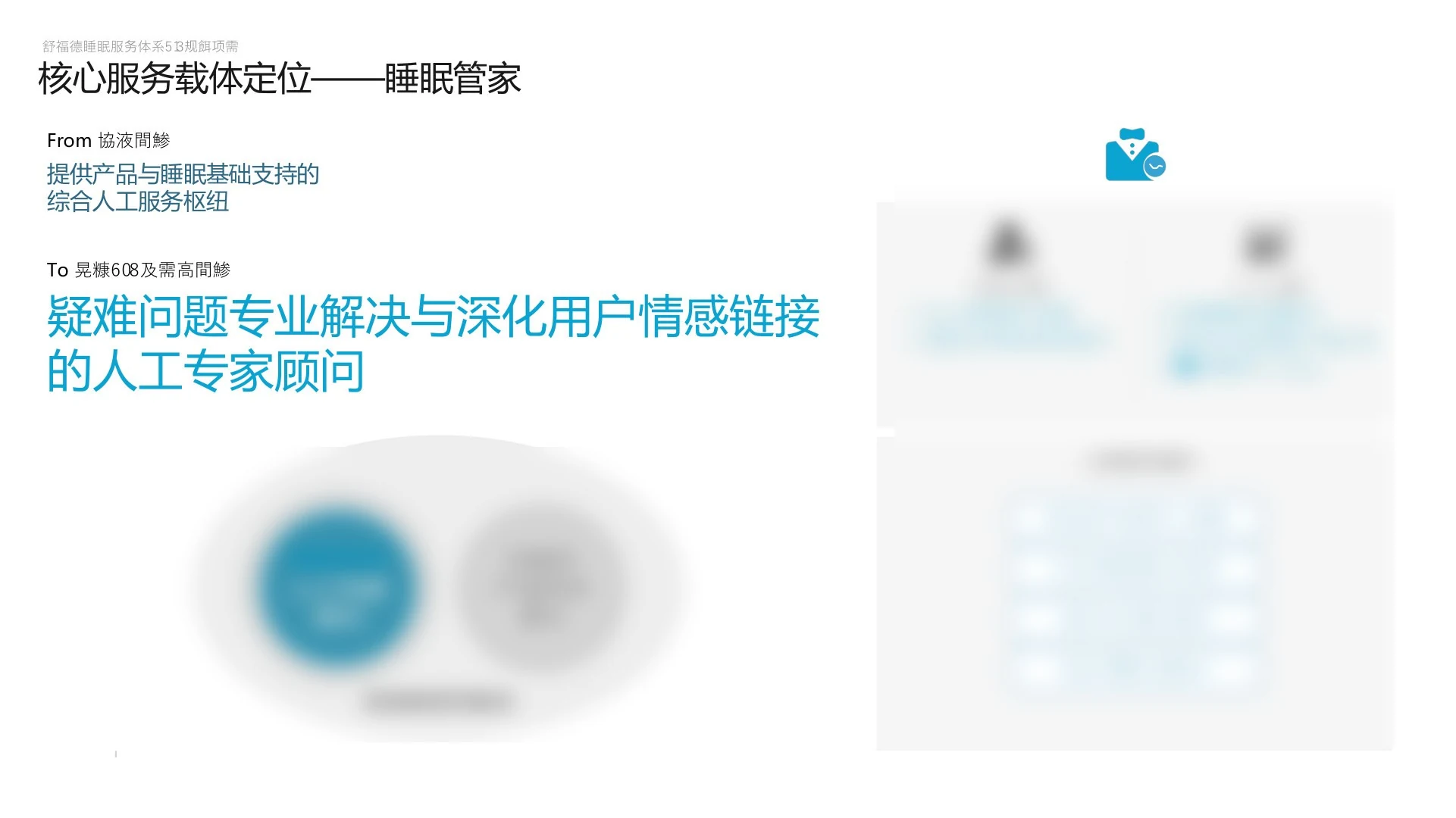 人工睡眠管家专业服务定位
